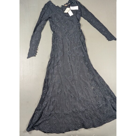 RRL Ralph Lauren Cotton Lace-Killing Dress Black Size 1 – Rare $1200 Piece NWT - Picture 4 of 16